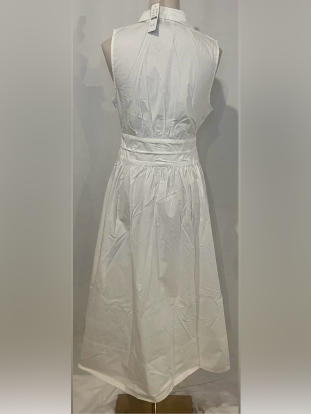 J.Crew Fitted-waist shirtdress in cotton poplin - Picture 6 of 8